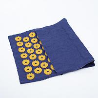 Аппликатор игольчатый «Коврик», 85 колючек, синий, 25х40 см, фото 4