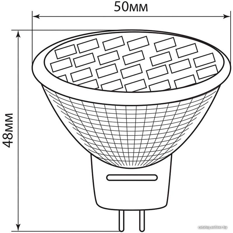Светодиодная лампа Feron LB-24 GU5.3 5 Вт 2700 К 220V - фото 2 - id-p148378392