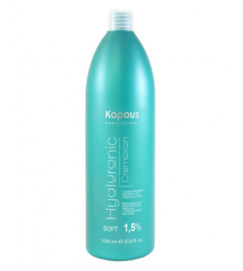 Кремообразная окислительная эмульсия с гиалуроновой кислотой Kapous Hyaluronic Cremoxon 1,5%, 1000 мл