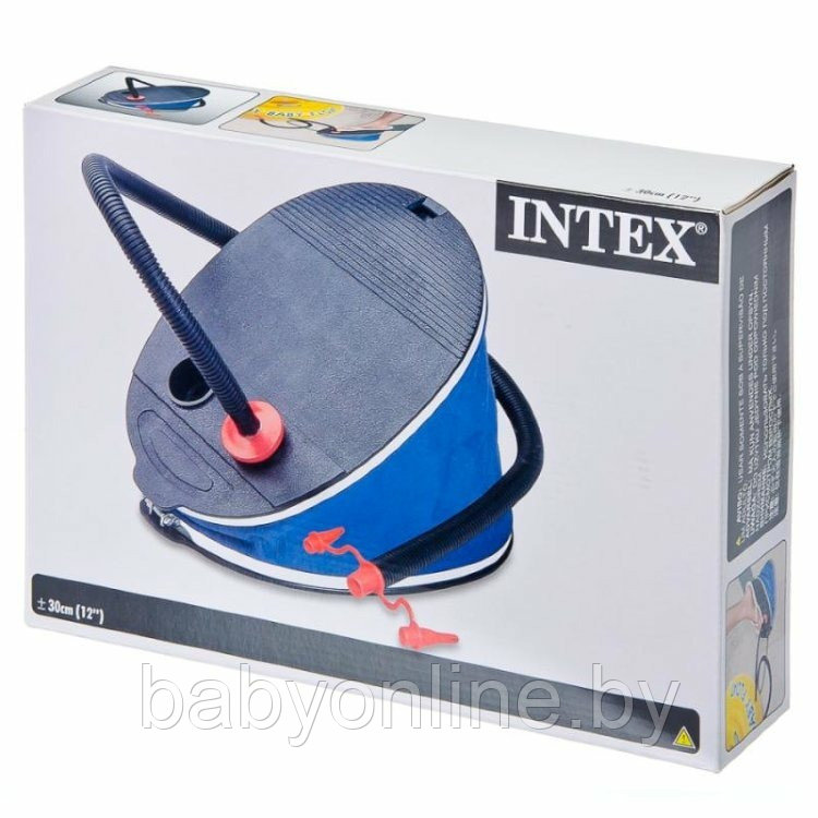 Воздушный механический ножной насос Лягушка Intex Foot Pump 68610 - фото 1 - id-p148380404