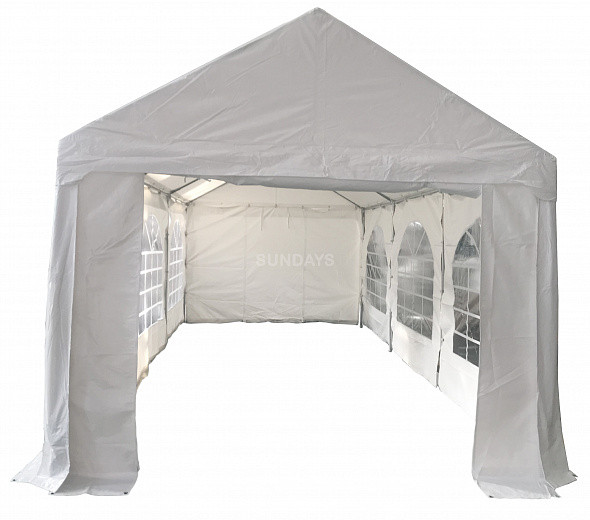 Тент-шатер ПВХ 3x6м белый Sundays 36201S - фото 4 - id-p148412601