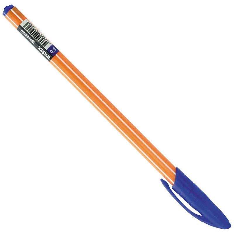 Ручка шариковая, 0,6 мм, пластиковый корпус, масляные чернила, синяя, арт. IBP600/BU(работаем с юр лицами и - фото 1 - id-p148421672