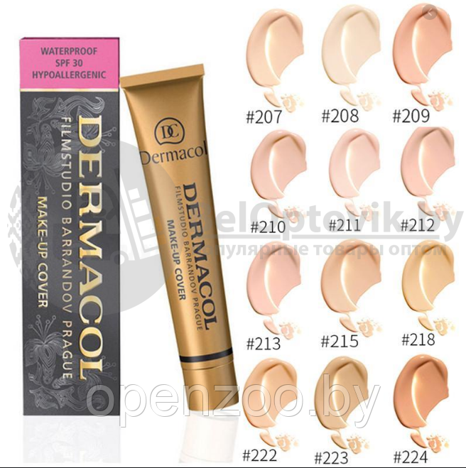 Big Sale Тональный крем Dermacol SPF 30, 30g Тон 213 - фото 5 - id-p146819812