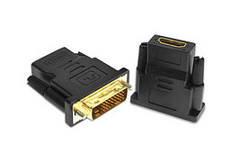 Адаптер - переходник DVI - HDMI, папа-мама, черный 555514