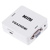 Адаптер - переходник VGA на HDMI, белый 555519