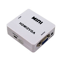 Адаптер - переходник HDMI на VGA, белый 555521
