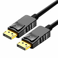 Кабель DisplayPort - DisplayPort, FullHD 1080p, папа-папа, 1,8 метра, черный 555152