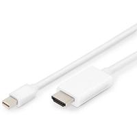 Кабель Mini DisplayPort - HDMI 4K, папа-папа, 1,8 метра, белый 555154