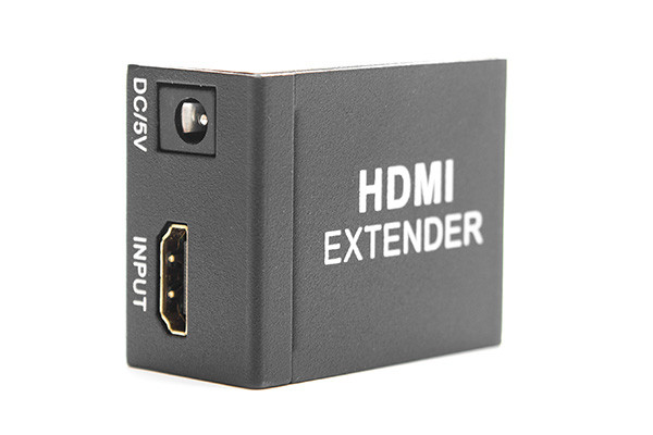 Репитер - повторитель - усилитель сигнала HDMI 1080p 3D, до 40 метров, активный, черный 555582