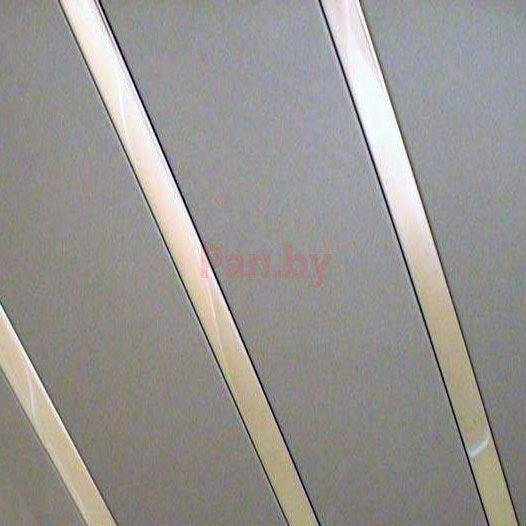 Реечный потолок Албес AN85A Металлик матовый 3000*85 мм - фото 2 - id-p88275403