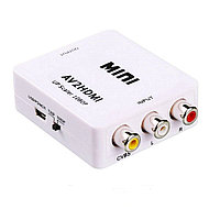 Адаптер - переходник RCA (AV) на HDMI, белый 555605