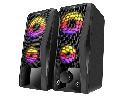 Колонки - акустическая система 2.0 SVEN 445, 6Вт, RGB-подсветка, черный 555281