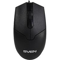 Мышь оптическая SVEN RX-30, 1000dpi, 3кн. 1кол., черный 555289