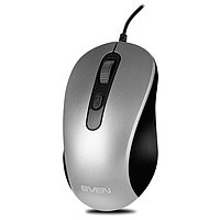 Мышь оптическая SVEN RX-114, 800dpi, 3кн. 1кол., черно-серый 555293