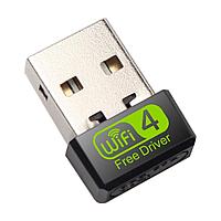 Адаптер - беспроводной Wi-Fi-приемник USB2.0, до 150 Мбит/с (Free Driver) 555317