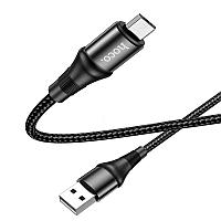 Зарядный USB кабель HOCO X50 MicroUSB, 2.4A, 1м, черный 555853