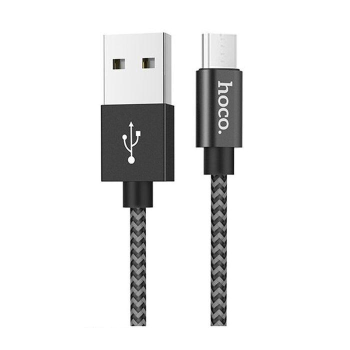 Зарядный USB дата кабель HOCO X14 MAX Type-C, 3.0A, 2м, черный 555858