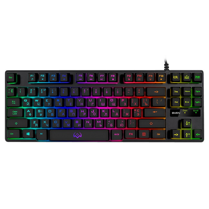 Игровая клавиатура с RGB-подсветкой SVEN KB-G7400, черный 555894