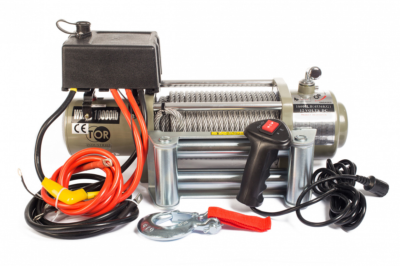 Лебедка автомобильная TOR ЛА S12000 г/п 5443 кг
28 м 12V