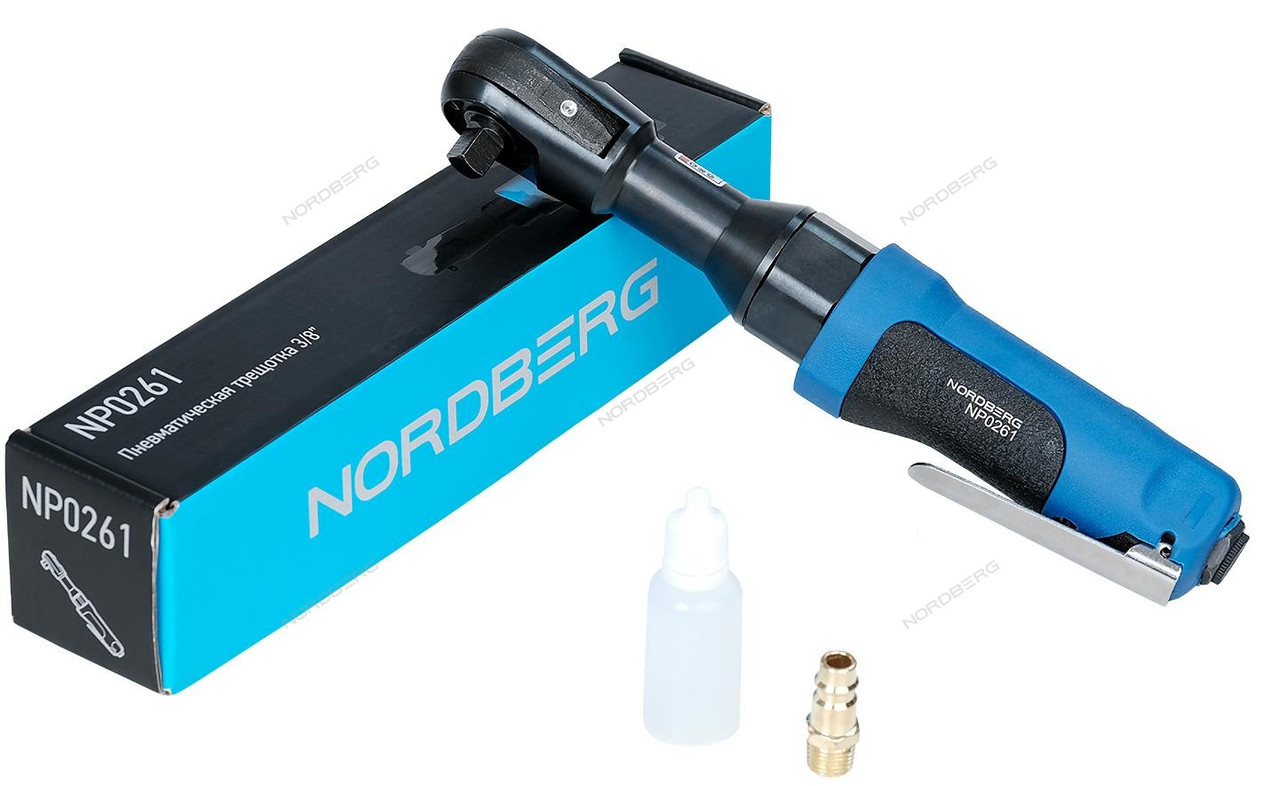 Пневмотрещотка 3/8", 88 Нм NORDBERG NP0261