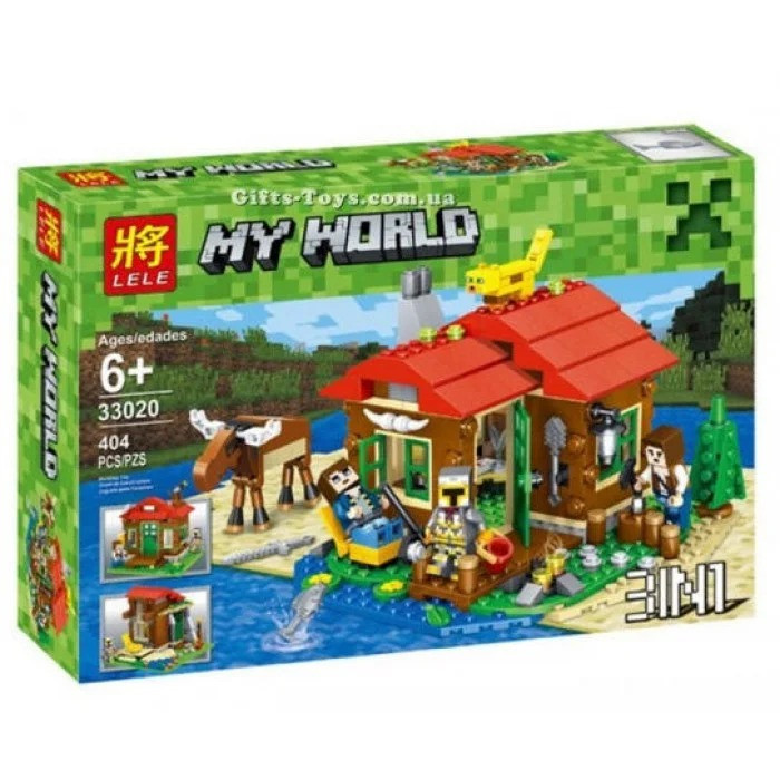 Конструктор LELE 33020 Охотничий домик | аналог Lego Minecraft - фото 1 - id-p148447728