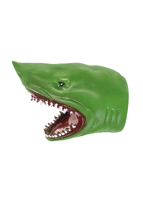Игрушки на руку: Рукозвери "Зубастая Акула", зеленый - фото 1 - id-p148448387