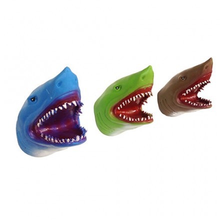 Игрушки на руку: Рукозвери "Зубастая Акула", зеленый - фото 2 - id-p148448387