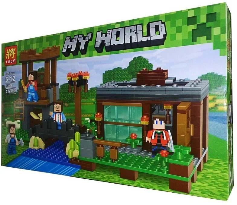 Конструктор Lele My World 33096 Летний домик (аналог LEGO Minecraft) 479 д - фото 1 - id-p148449251