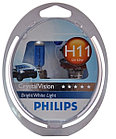 Автомобильная лампа H11 Philips Crystal Vision + 2xW5W 12362CVSM
