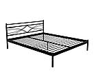 Кровать Мираж (140х200/металлическое основание) Бежевый, фото 2