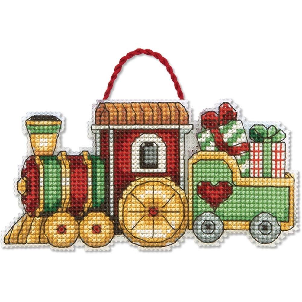 Набор для вышивания крестом «Новогоднее украшение «Поезд» "Train Ornament"