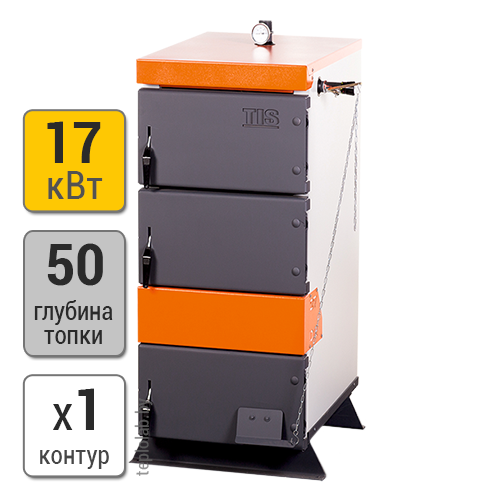 Твердотопливный котел TIS PRO DR 17