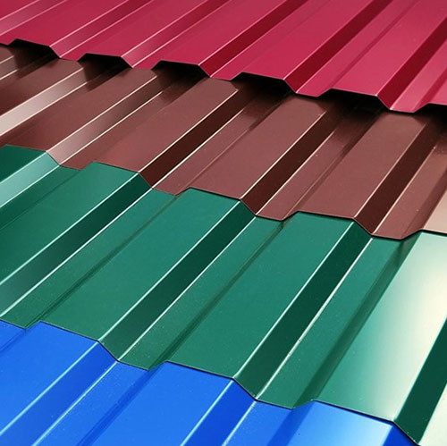Профнастил цветной для крыши МП-20-R (профилированный лист). Сталь с полимерным покрытием. - фото 2 - id-p4424699