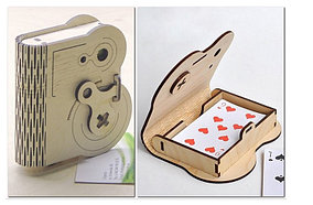Деревянная коробка для карт