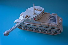 Деревянный конструктор танк