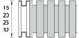 Труба гофрированная ГФ16 ИДЕАЛ бухта (100), фото 2