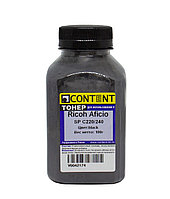 Тонер Content для Ricoh Aficio SP C220/240, черный, 100 г, банка