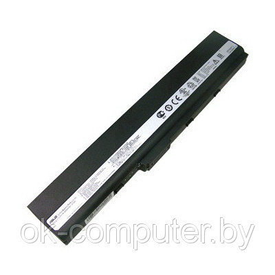 Аккумулятор (батарея) для ноутбука Asus A40J (A32-K52, A41-K52) 11.1V 5200mAh - фото 1 - id-p148468786