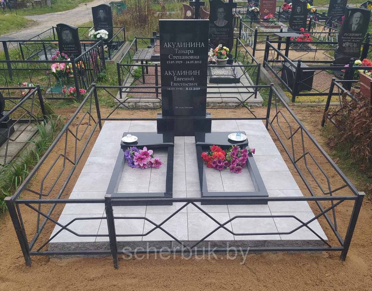 Монтаж памятника на могиле - фото 9 - id-p4422899