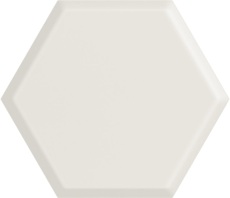 Woodskin bianco hexagon str A 19.8*17.1