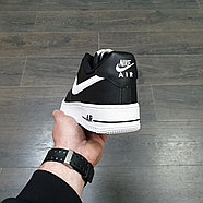 Кроссовки Nike Wmns Air Force 1 07 Low Black White, фото 4