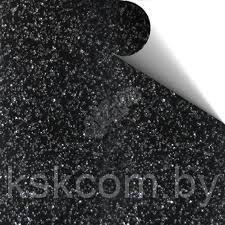 Глиттер ПУ Черная Black