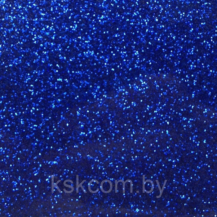 Глиттер ПУ Синяя Blue