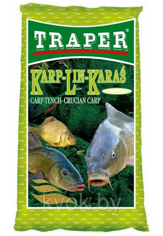 Прикормка TRAPER Популярная Карп-Линь-карась (коричневый) 1кг