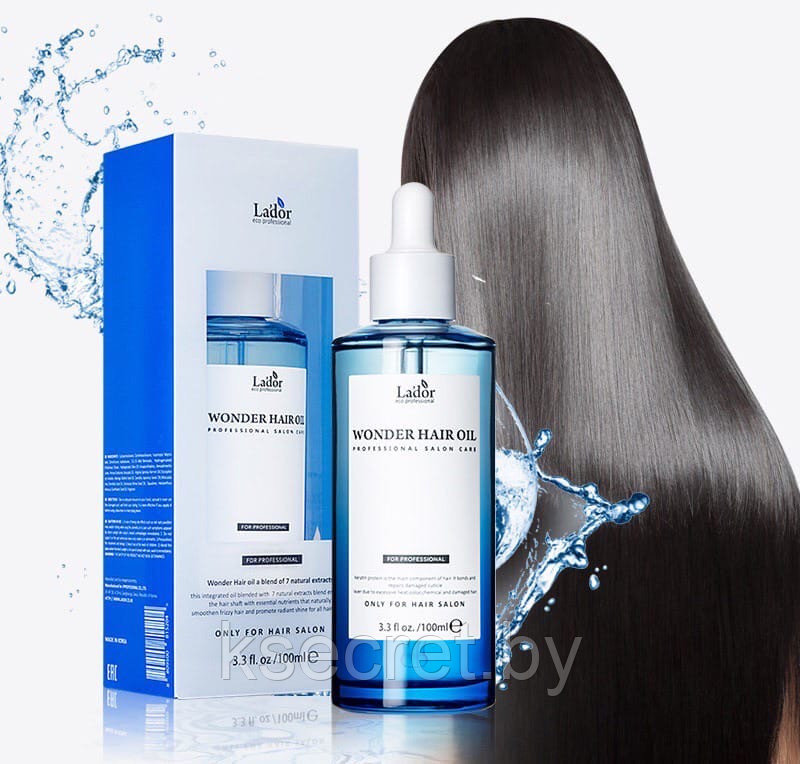 Увлажняющее масло для волос LA'DOR WONDER HAIR OIL 100мл - фото 2 - id-p148504144