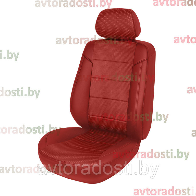 Чехлы на сиденья Skoda Octavia A5 (2004-2013) / Шкода Октавия (цветная вставка) - фото 1 - id-p148452694