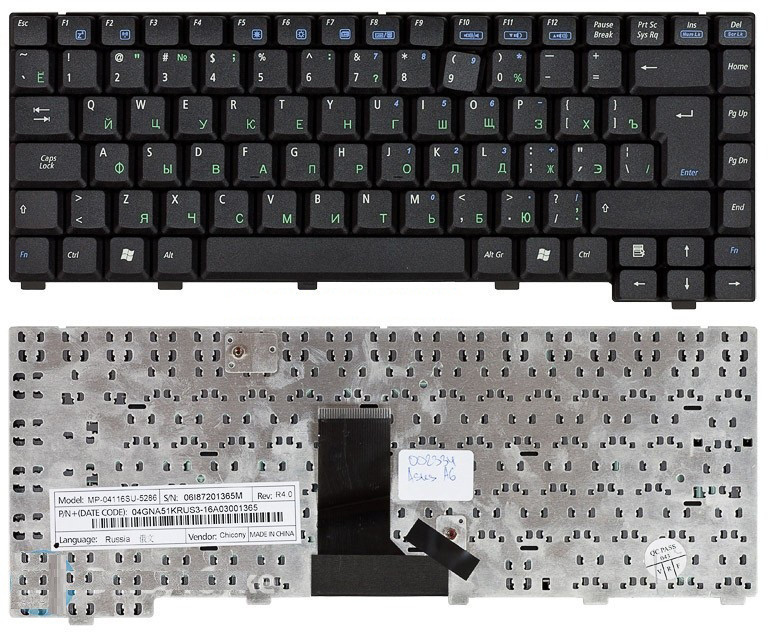 Клавиатура ноутбука ASUS Z92F-AP078M - фото 1 - id-p148475520