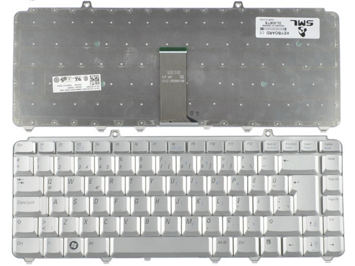 Клавиатура ноутбука DELL Inspiron 1318 серебристая