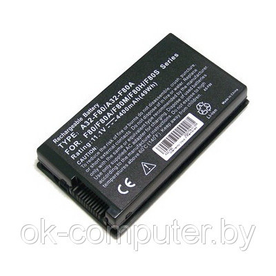 Аккумулятор (батарея) для ноутбука Asus F80 (A32-A8) 11.1V 5200mAh - фото 1 - id-p148469438