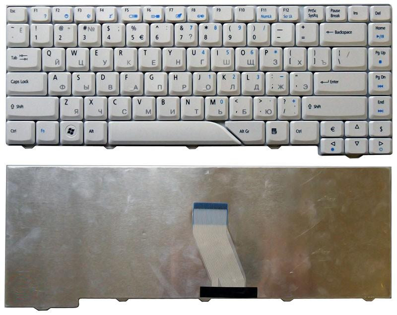 Клавиатура ноутбука ACER Aspire 4520G белая